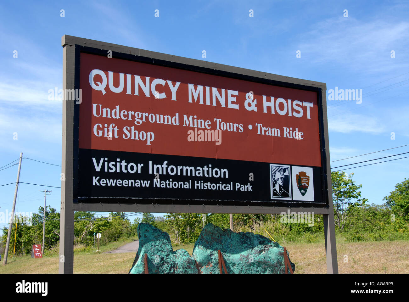 Michigan Copper Mine Quincy Mine Hoist Keweenaw National Historical