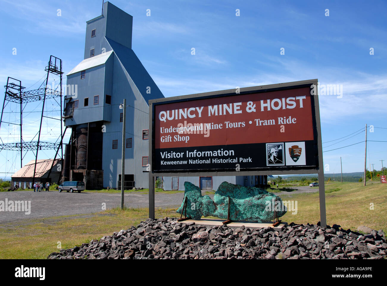 Michigan Copper Mine Quincy Mine & Hoist Keweenaw National Historical