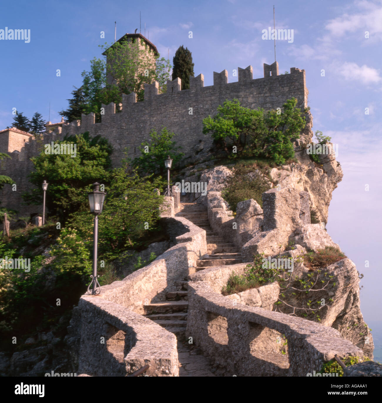 La Rocca O Guaita tower from