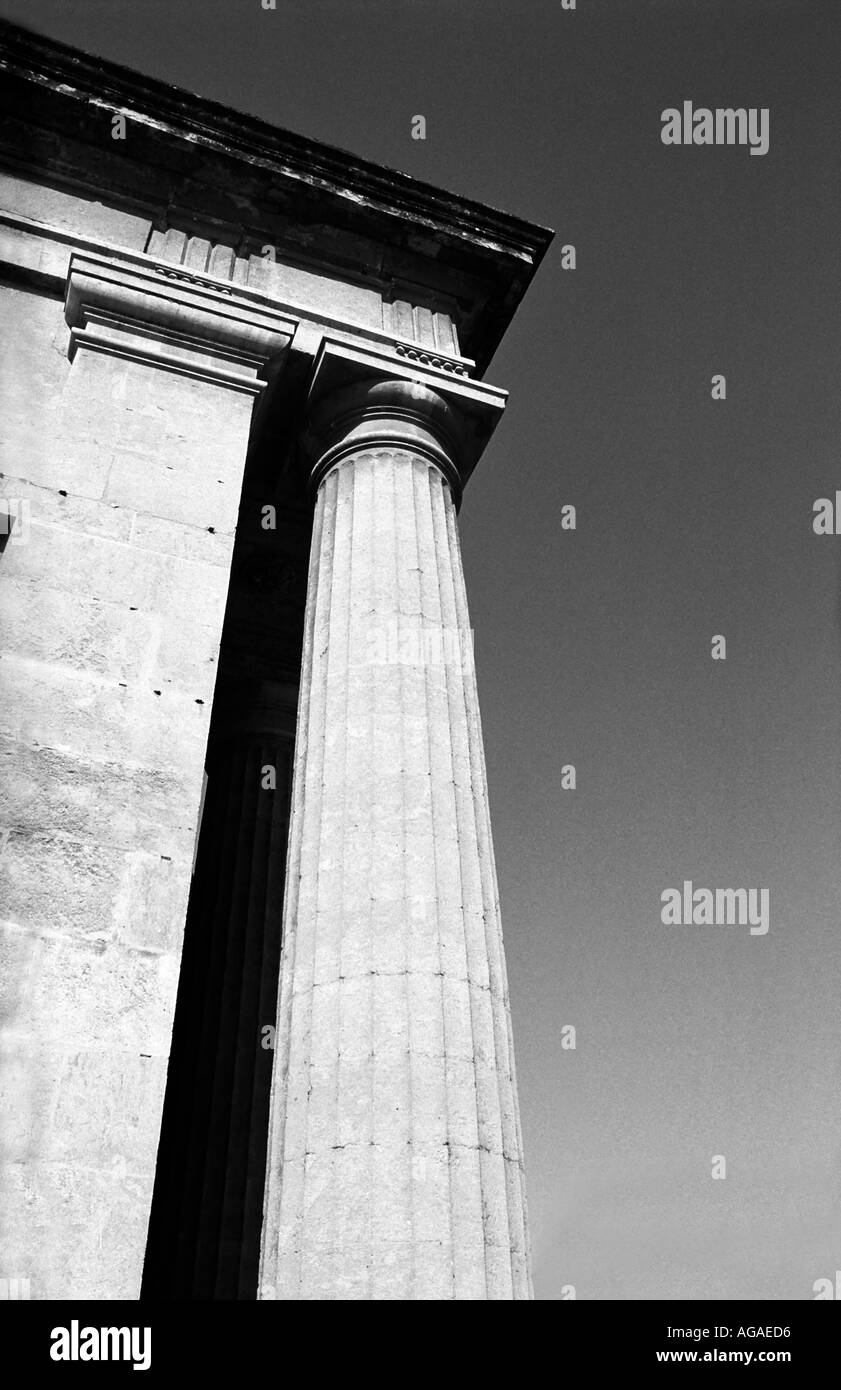 Column architecture detail Black and White Stock Photos & Images - Alamy