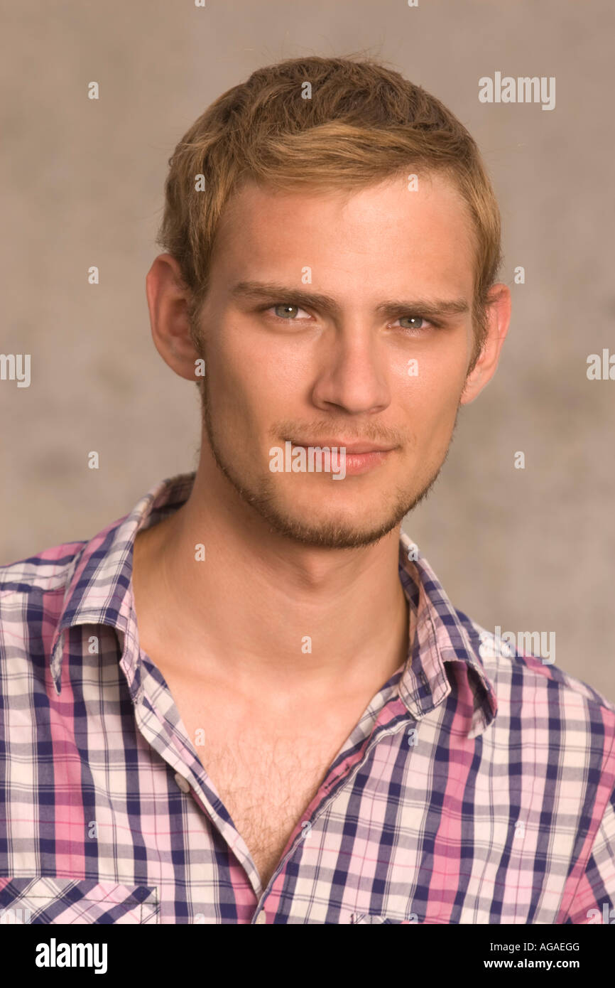 Blonde young man beards hi-res stock photography and images - Alamy