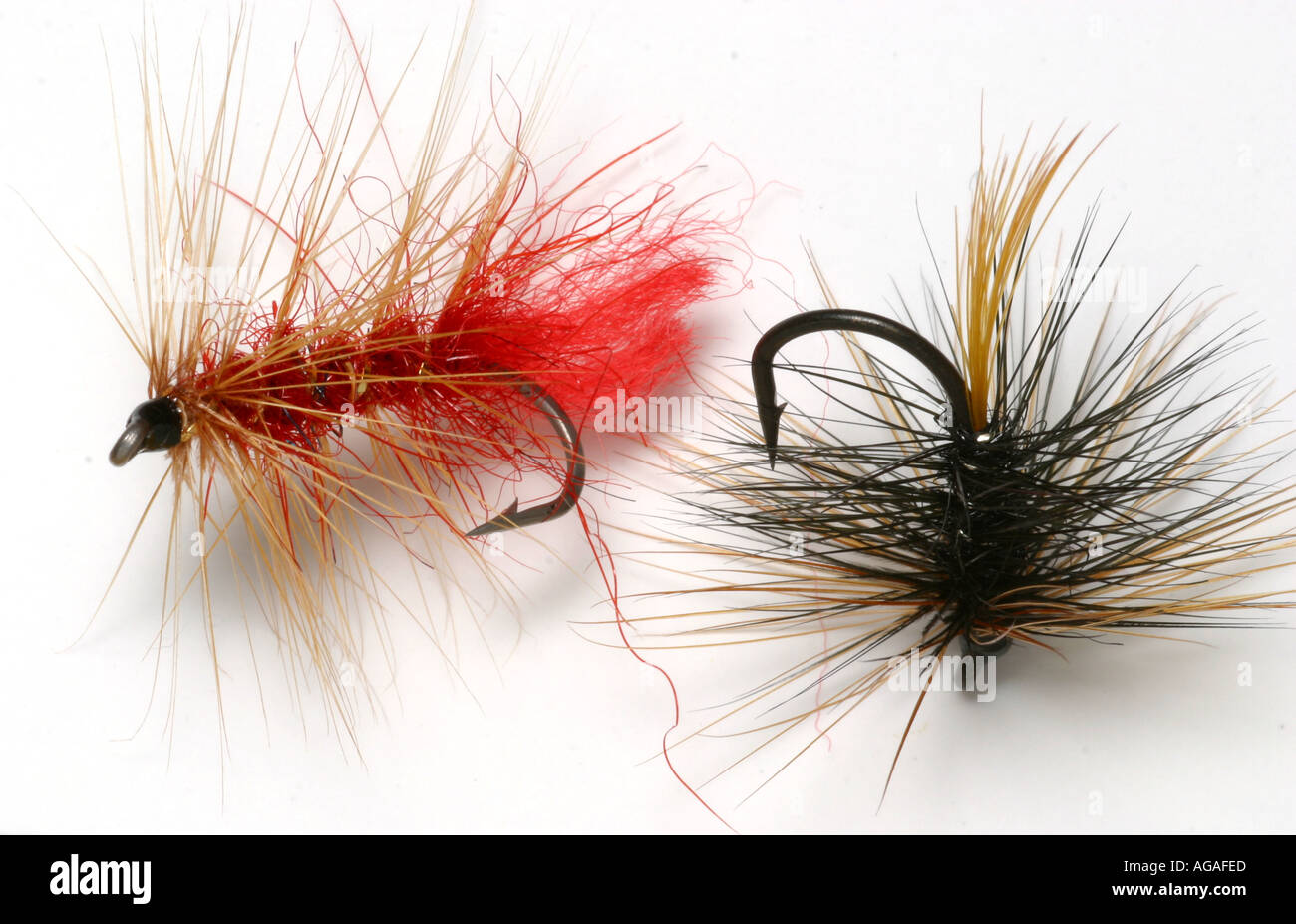 fishing fly Soldier Palmer and Kate McLaren Trout flies Stock Photo Alamy