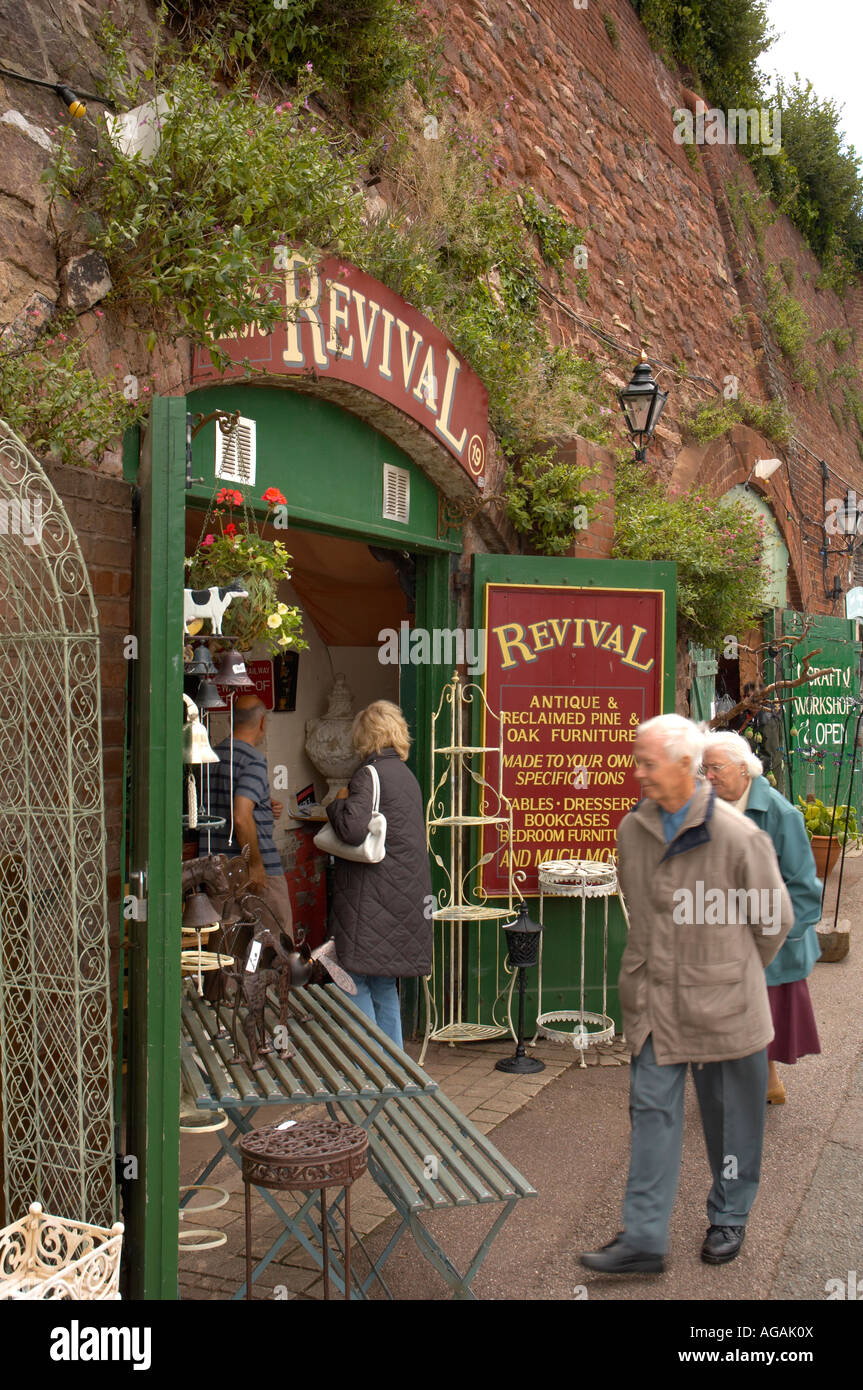 Exeter quayside arches shops Exeter Devon UK Stock Photo Alamy