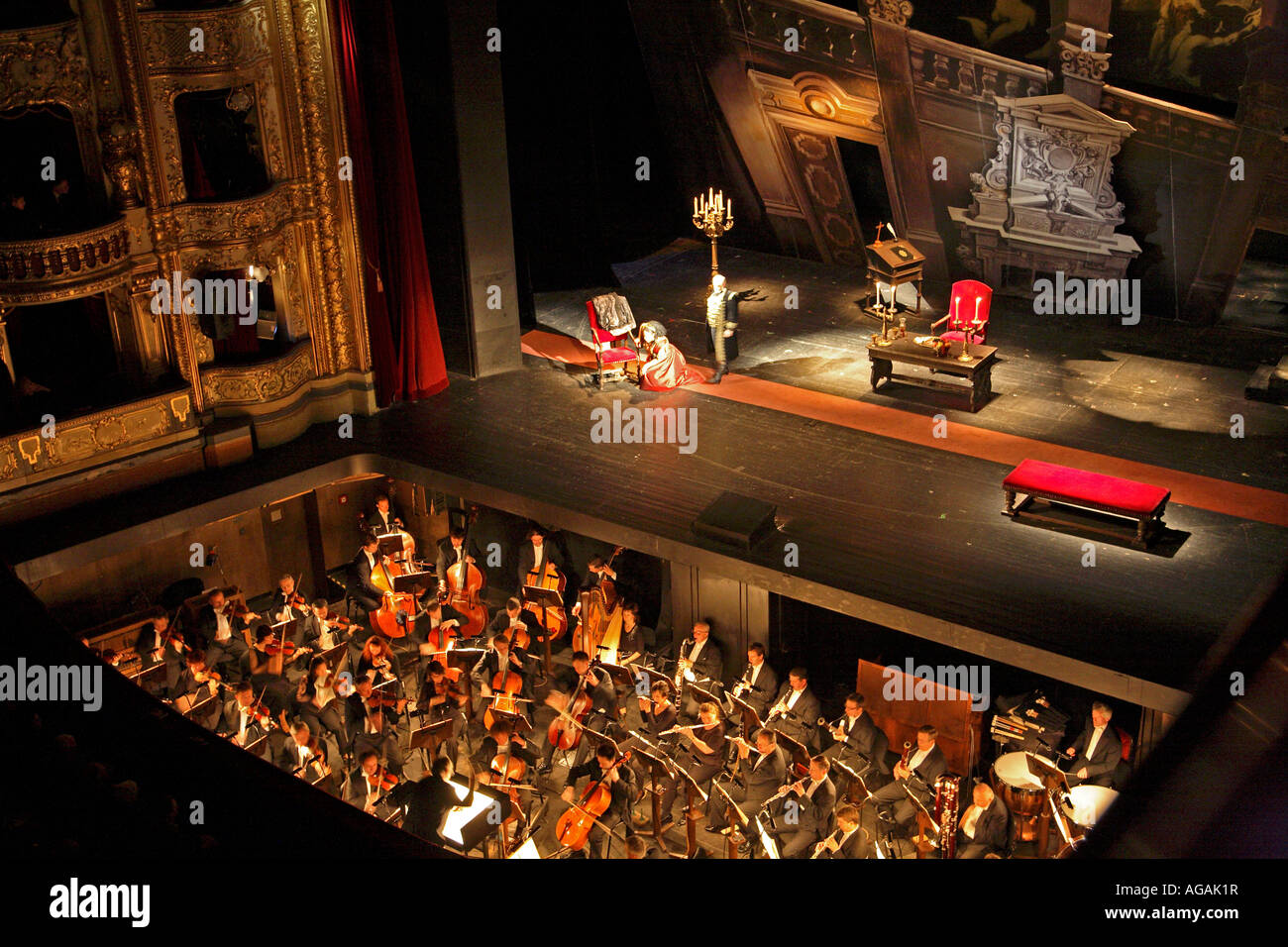 Tosca Opera Performance Tosca performance hi-res stock photography and images - Alamy