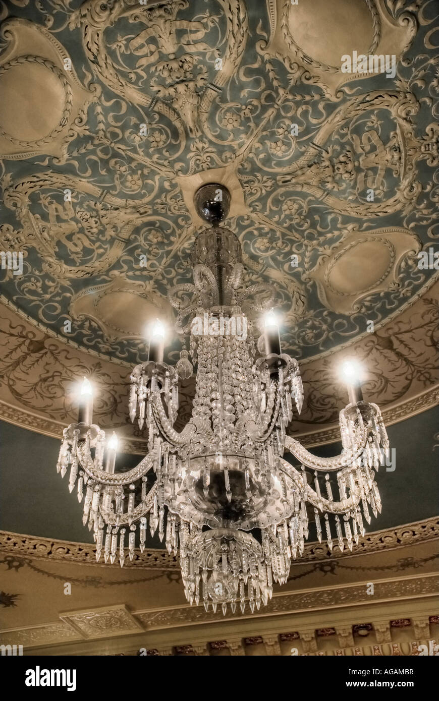 Tiffany Austrian Crystal Chandelier In The Grand Parlor Flagler Tiffany Austrian Crystal Chandelier In The Grand Parlor Flagler Room At College St Augustine Florida