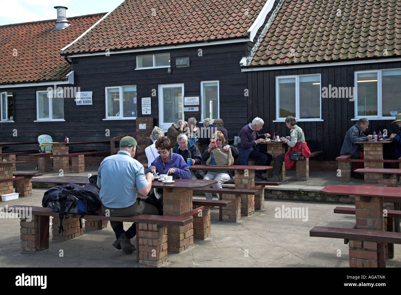 Flora tea rooms cafe Dunwich, Suffolk, England Stock Photo Alamy