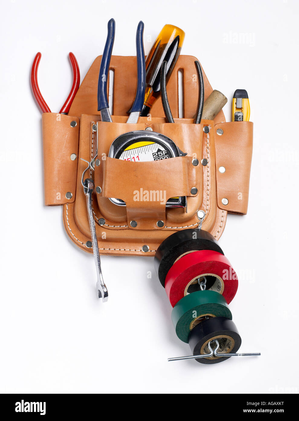 Tool belt with tools Stock Photo Alamy