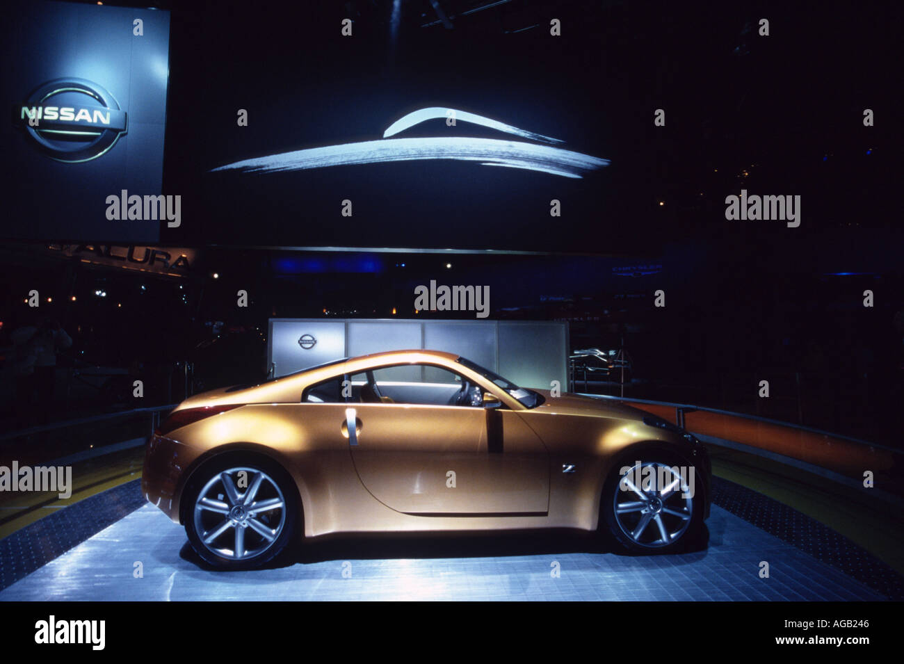 Nissan Z concept car at the North American International Auto Show 2001 Stock Photo
