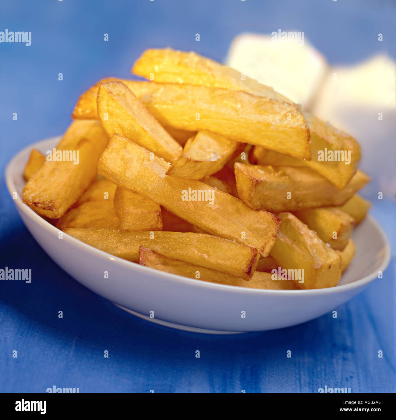 french fries, patatas fritas, Spain Stock Photo Alamy