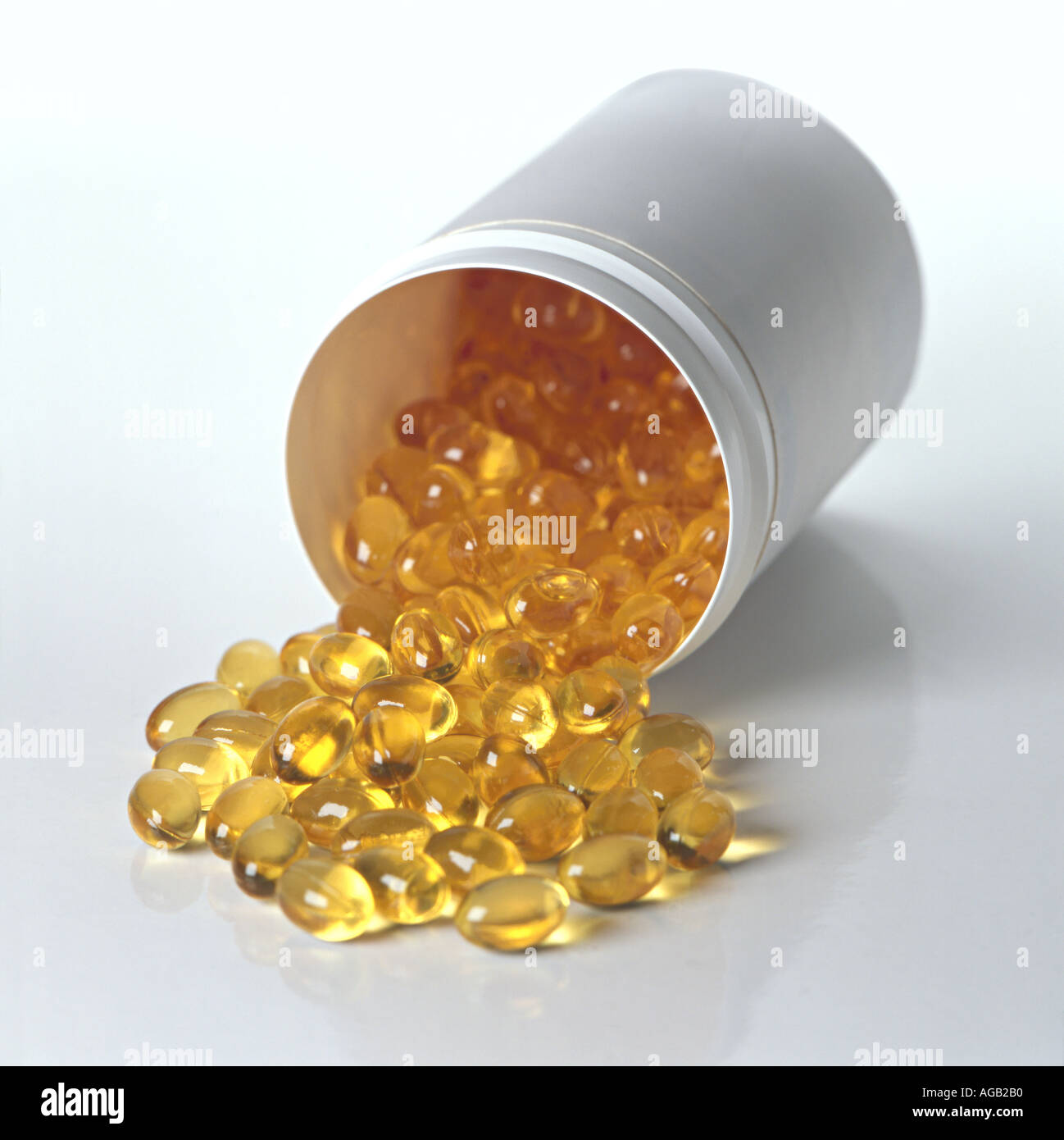vitamin capsules Stock Photo