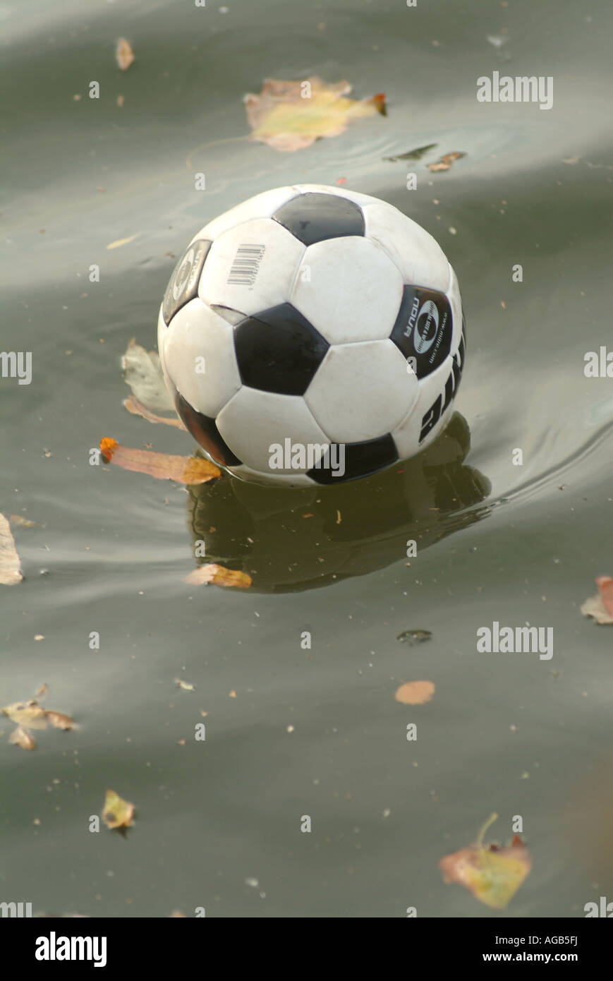 floating soccer ball