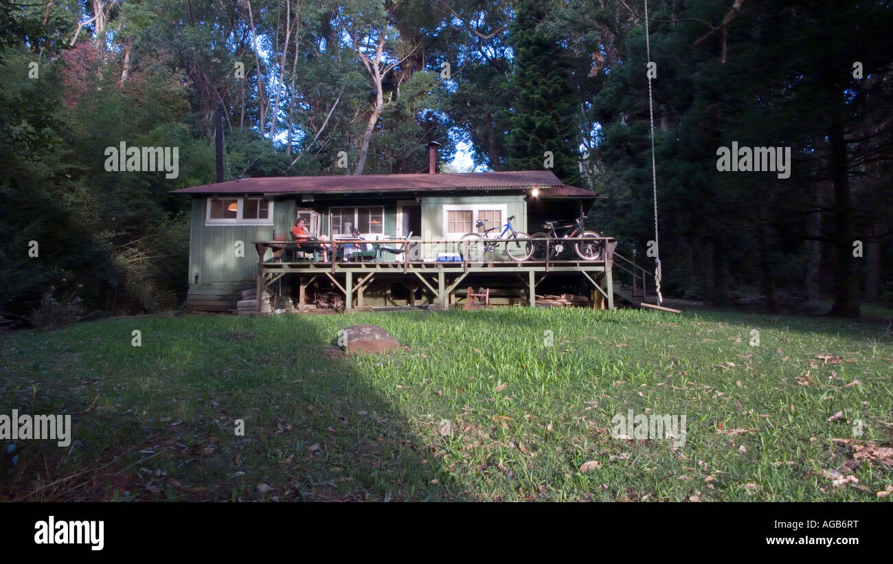 Kokee Cabins Waimea Canyon Kauai Hawaii Stock Photo 14155067 Alamy