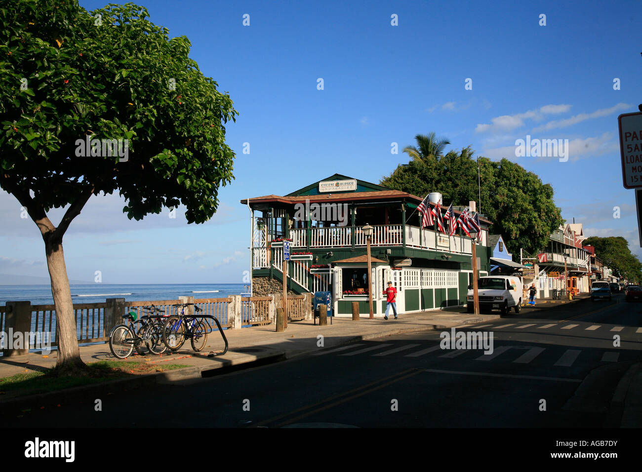 Cheeseburger in ParadiseLahaina Maui Hawaii Stock Photo Alamy