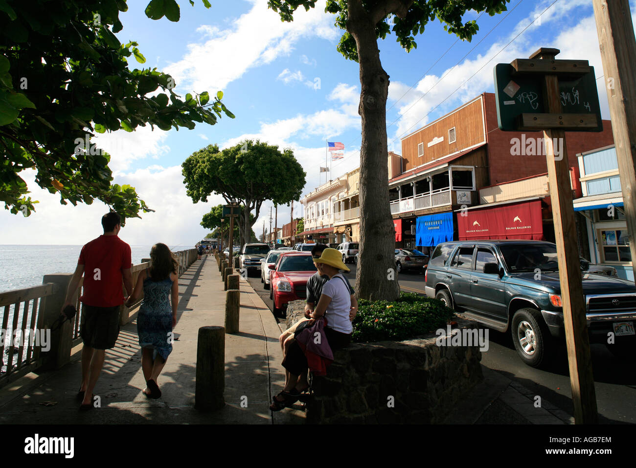 Lahaina Maui Hawaii Stock Photo - Alamy