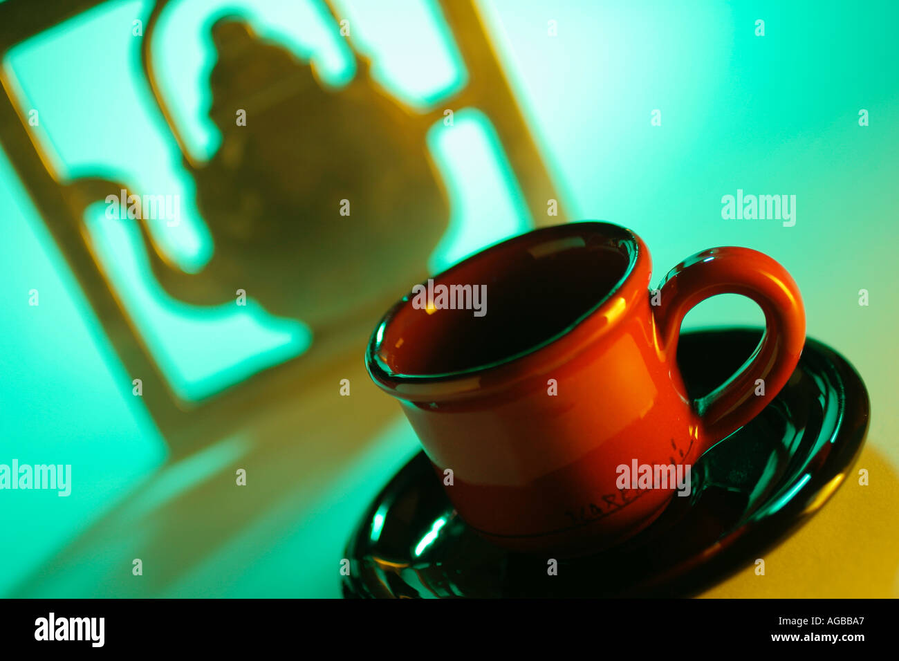 Cup and Saucer Stock Photo Alamy