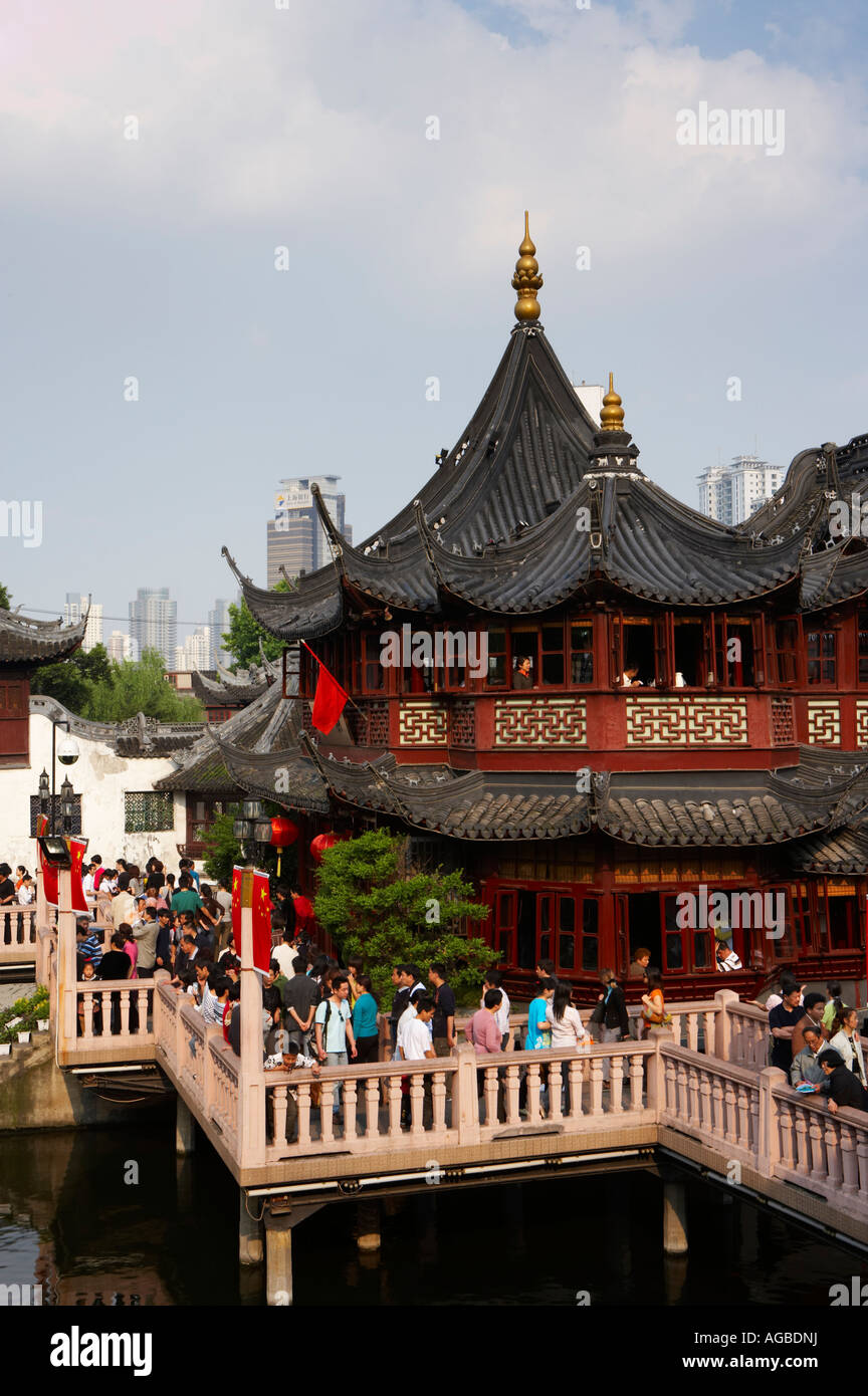 Yu Yuan Garden in Shanghai Stock Photo