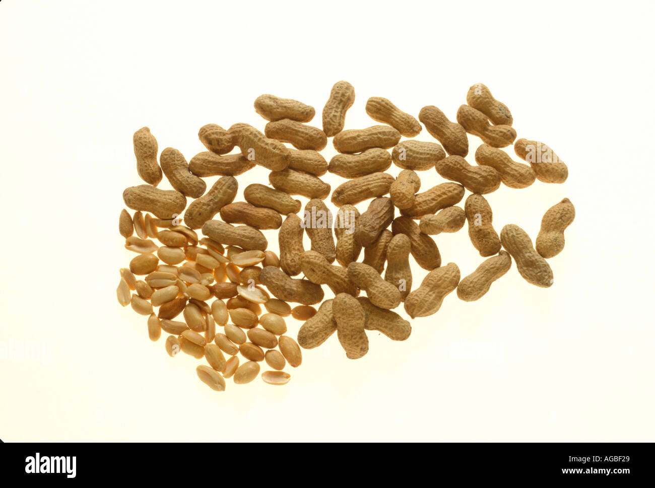 Peanuts in shell Stock Photo