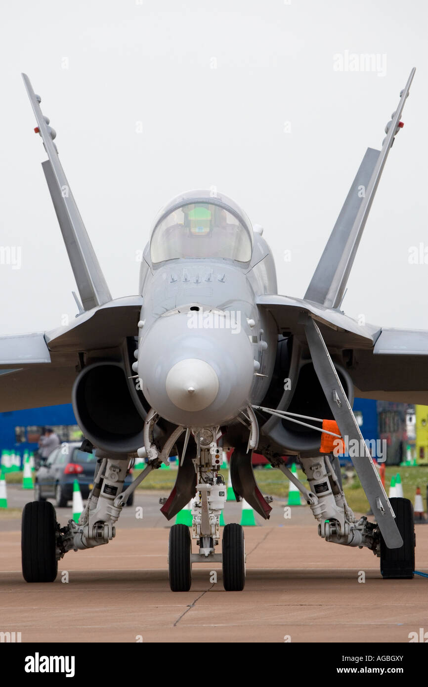 Airforce F18 Fa18 Super Hornet Airplane Stock Photo Alamy