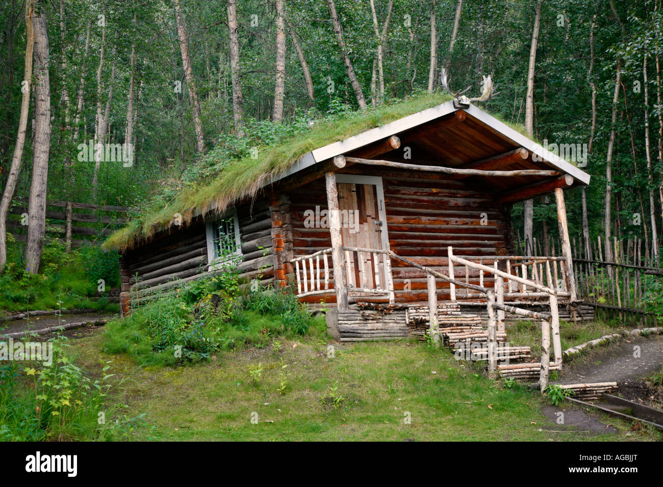 The Robert Service Cabin In The Historic Gold Rush Town Of Dawson