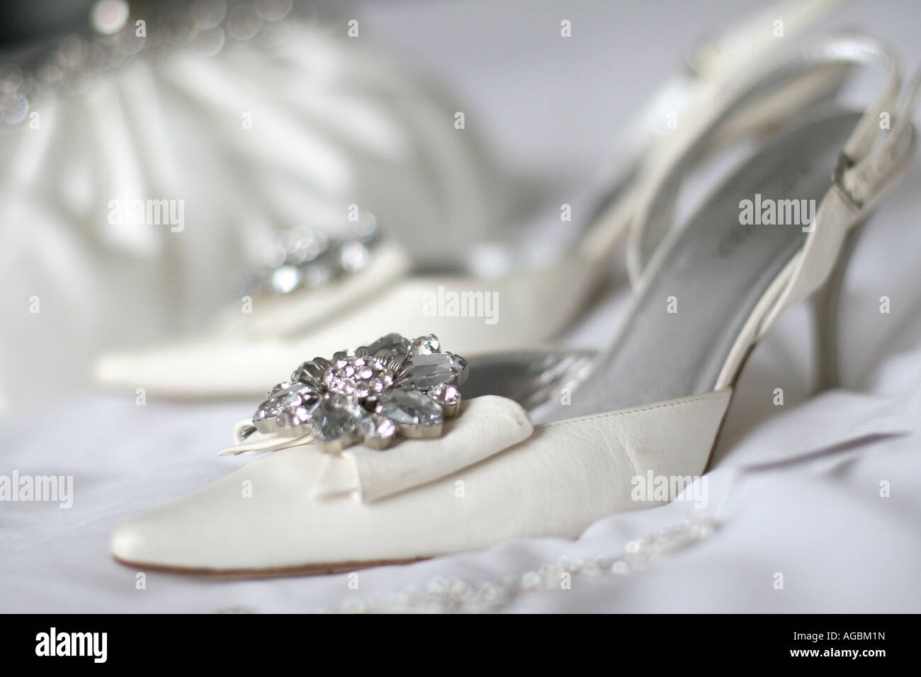 wedding shoe and bag Stock Photo - Alamy