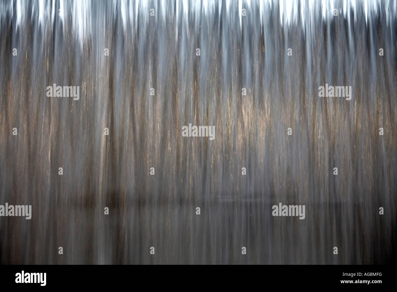 Abstract image of rushing water in Sydney New South Wales NSW Australia Stock Photo