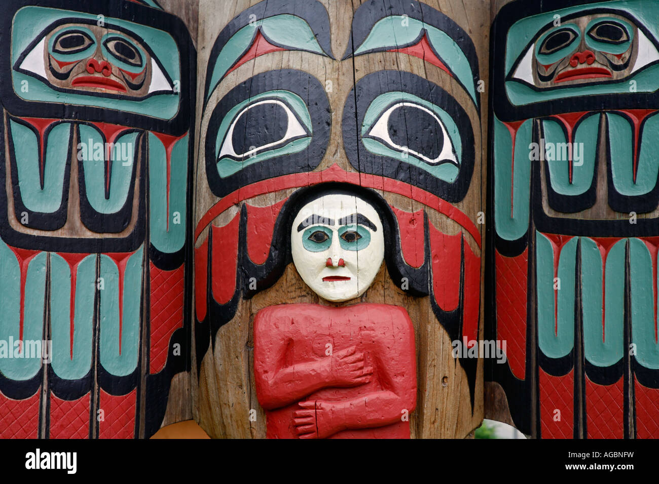 Saxman Totem Park Ketchikan Alaska Stock Photo - Alamy