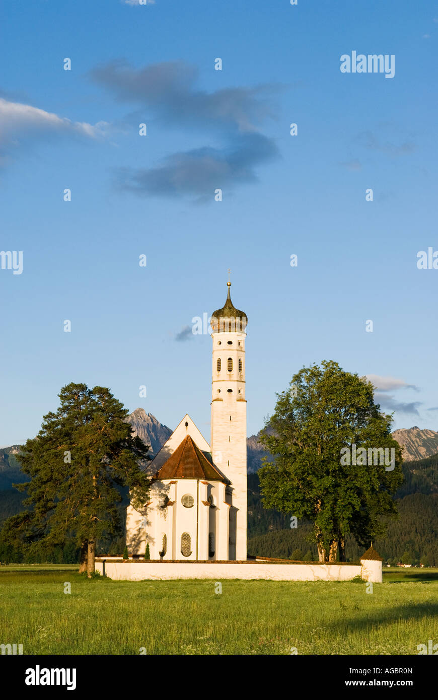St Coloman church Bavaria Germany Stock Photo - Alamy
