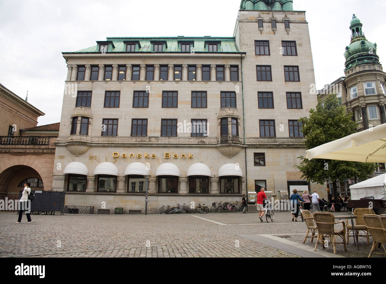 Danske bank building Copenhagen Denmark Stock Photo Alamy