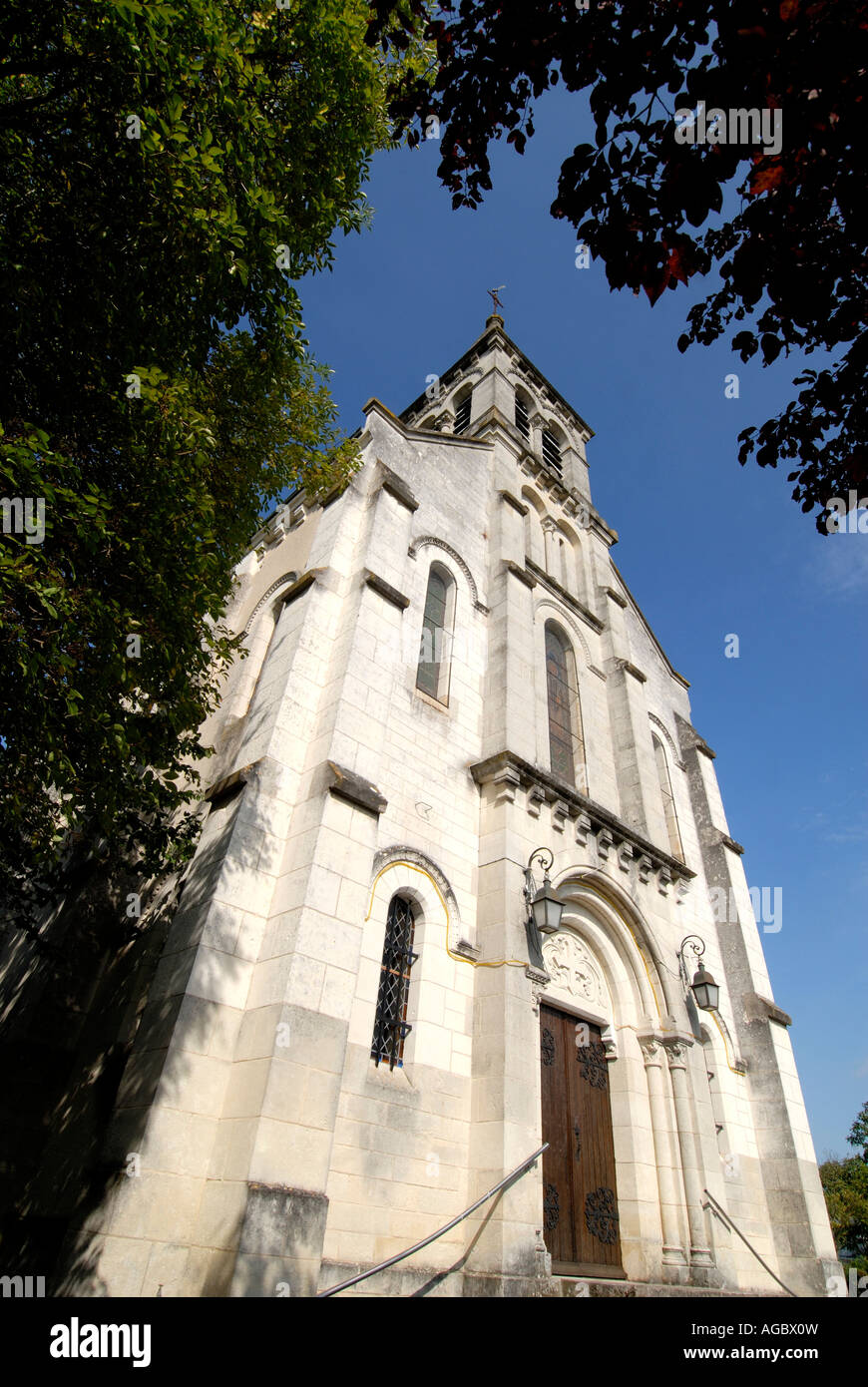 Le Tranger church, Indre, France Stock Photo Alamy