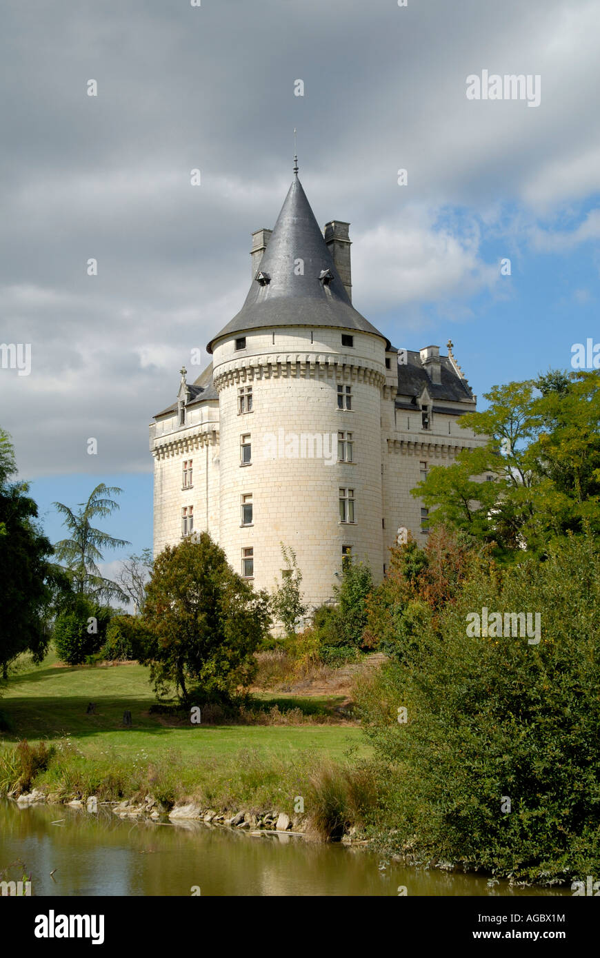 Chateau VerneuilsurIndre, IndreetLoire, France Stock Photo Alamy Chateau VerneuilsurIndre, IndreetLoire, France Stock Photo Alamy