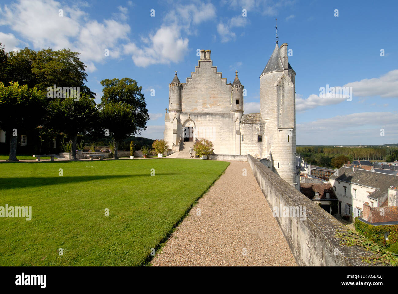 The Royal Lodge (Logis Royal), Chateau de Loches, sud-Touraine, France. Stock Photo