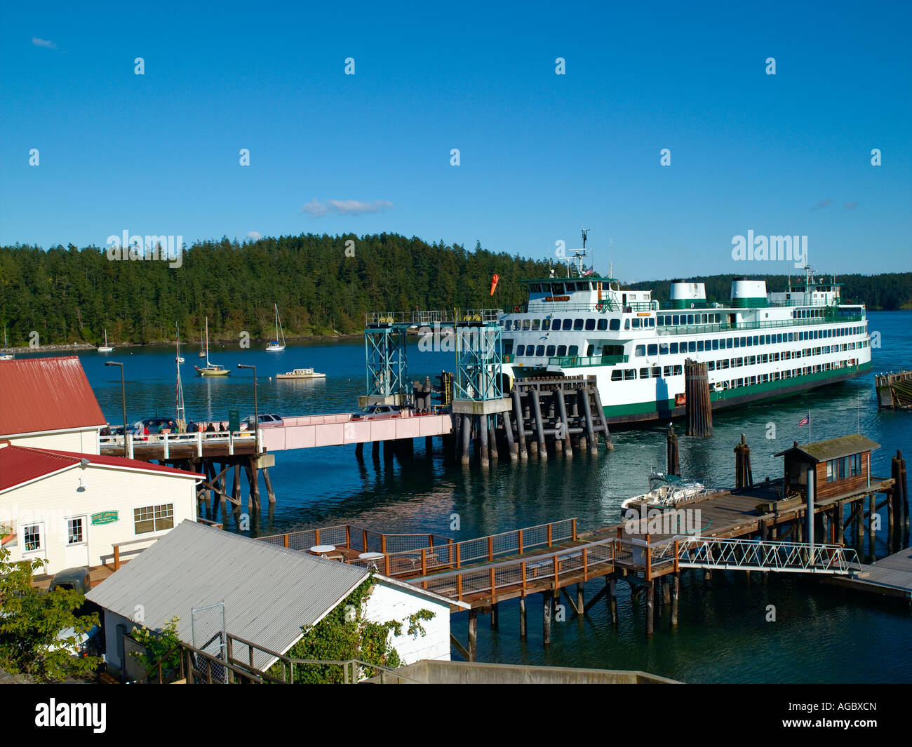 Ferries, Anacortes Bound For San Juan Islands Stock Photo - Alamy