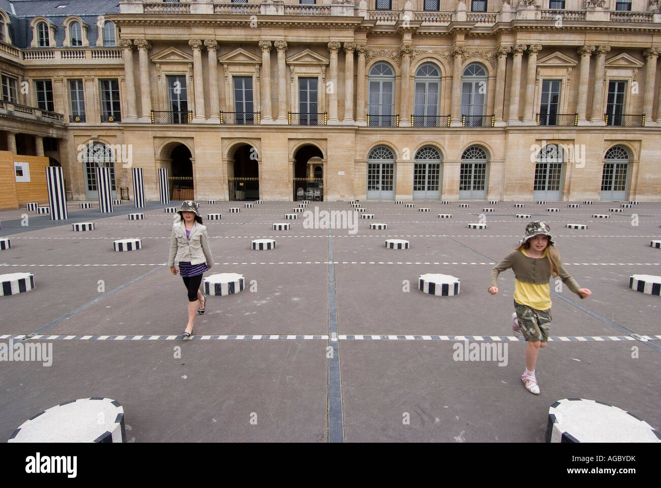 Jardin du Palais Royal Paris France Stock Photo