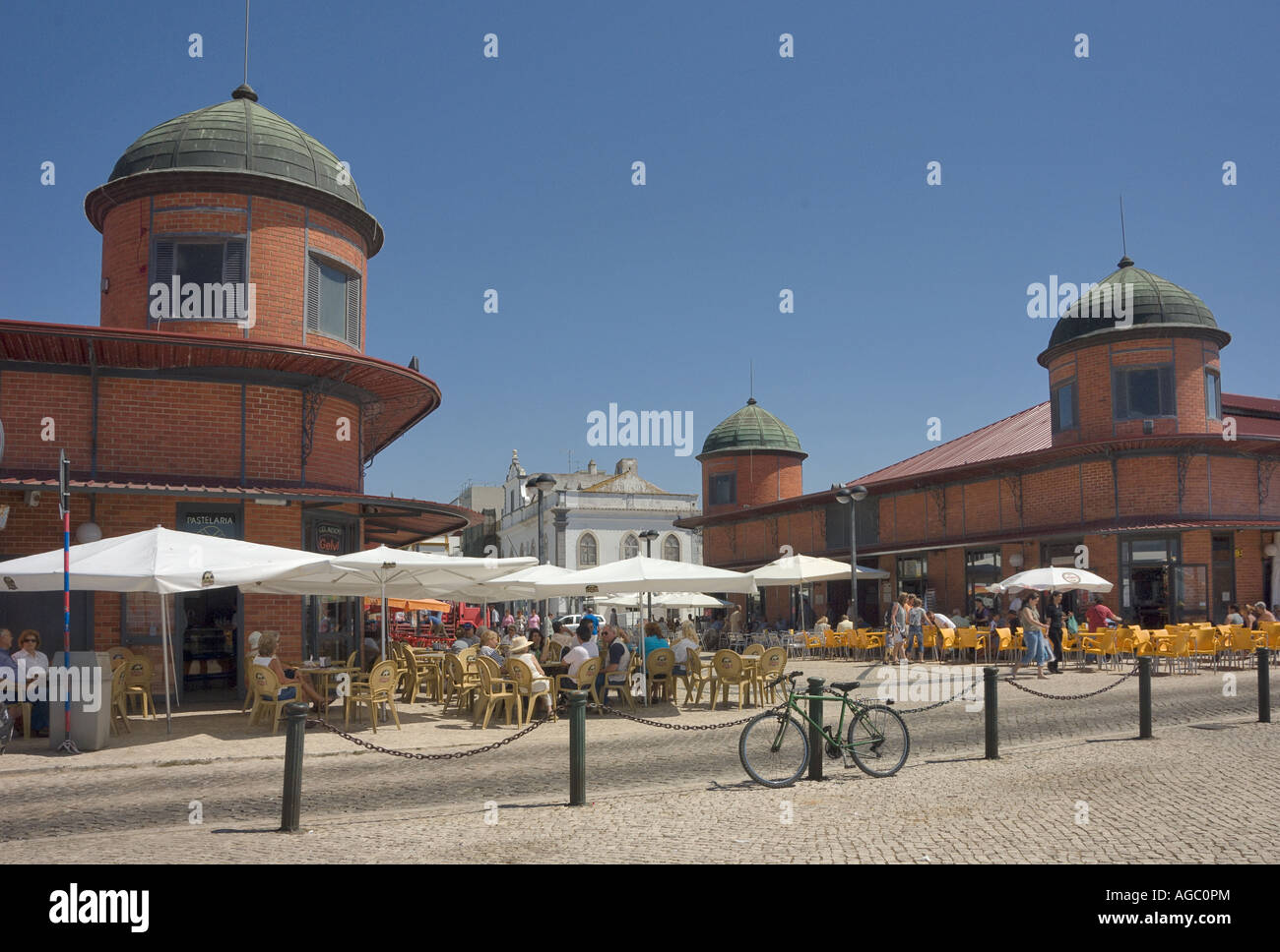 Eastern Algarve, Olhao The Old Market Building Stock Photo