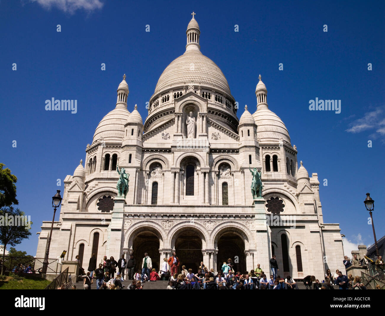 Sacré Couer Paris France Europe Stock Photo