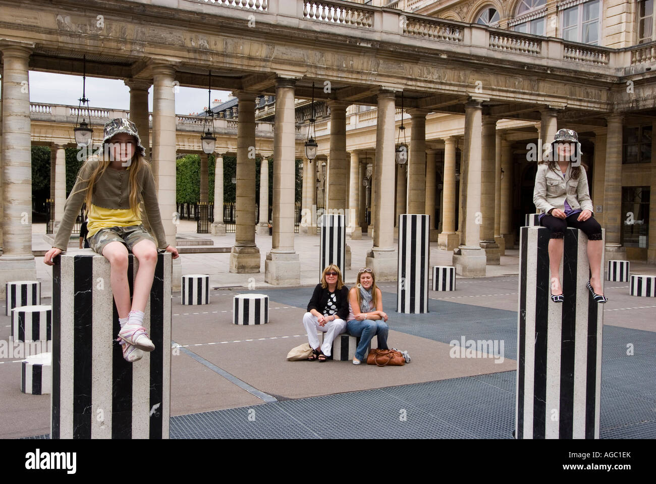 Jardin du Palais Royal Paris France Stock Photo Alamy