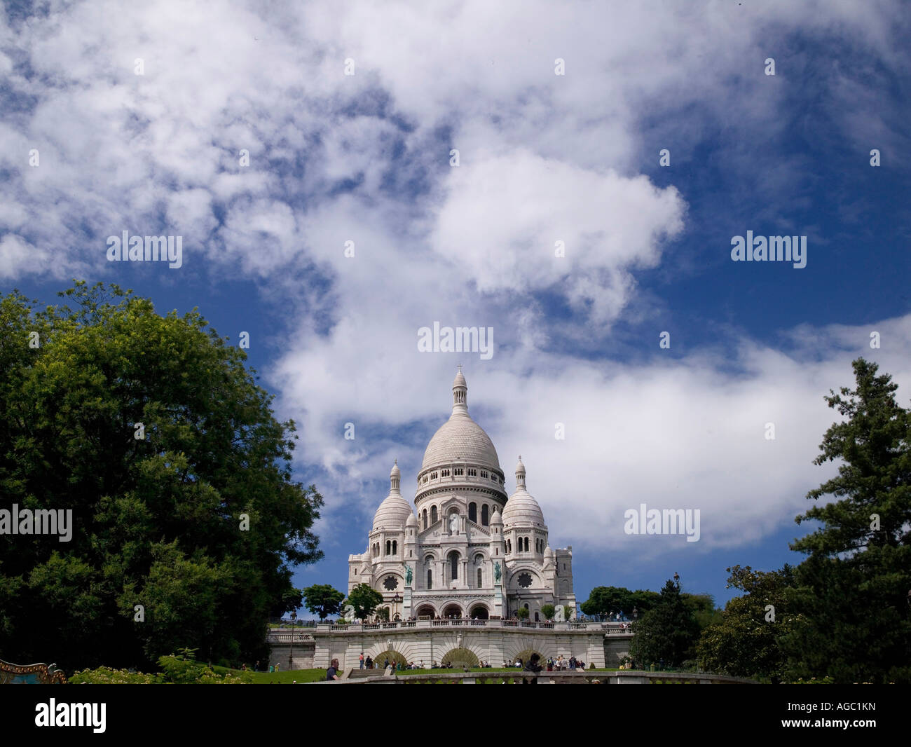 Sacré Couer Paris France Europe Stock Photo