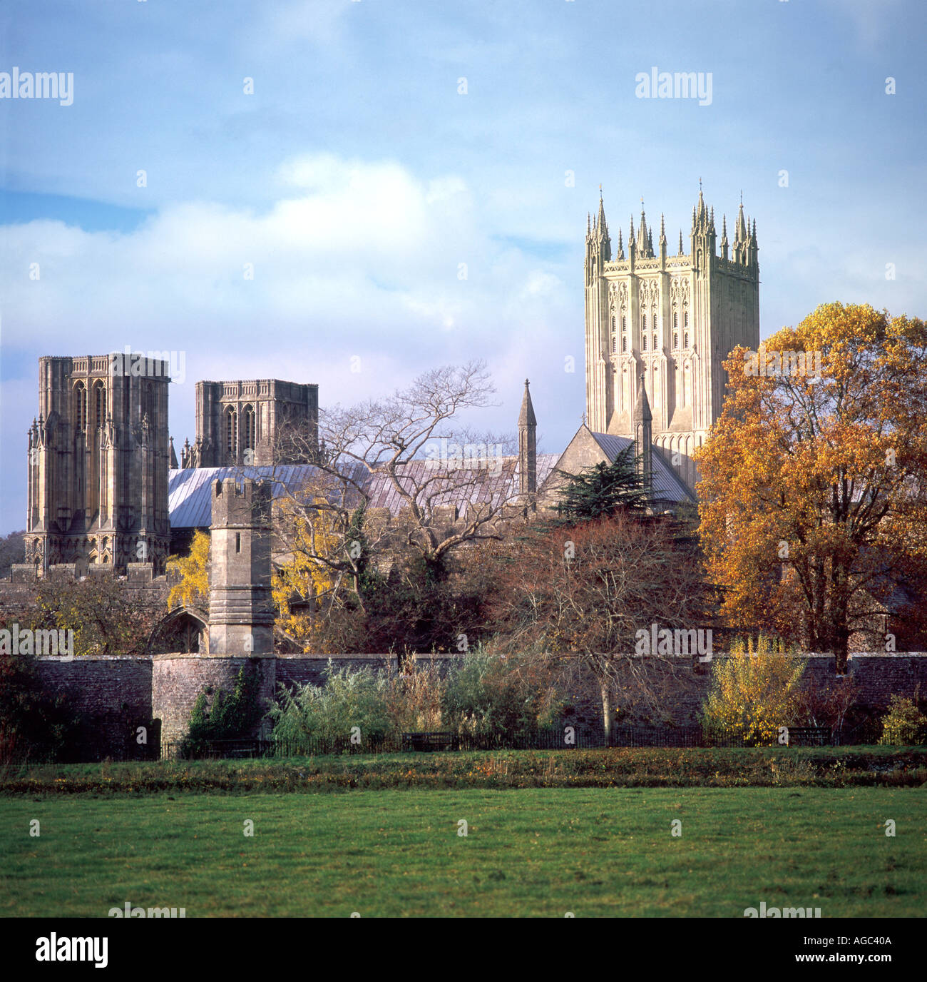 Medieval wells cathedral hi-res stock photography and images - Alamy