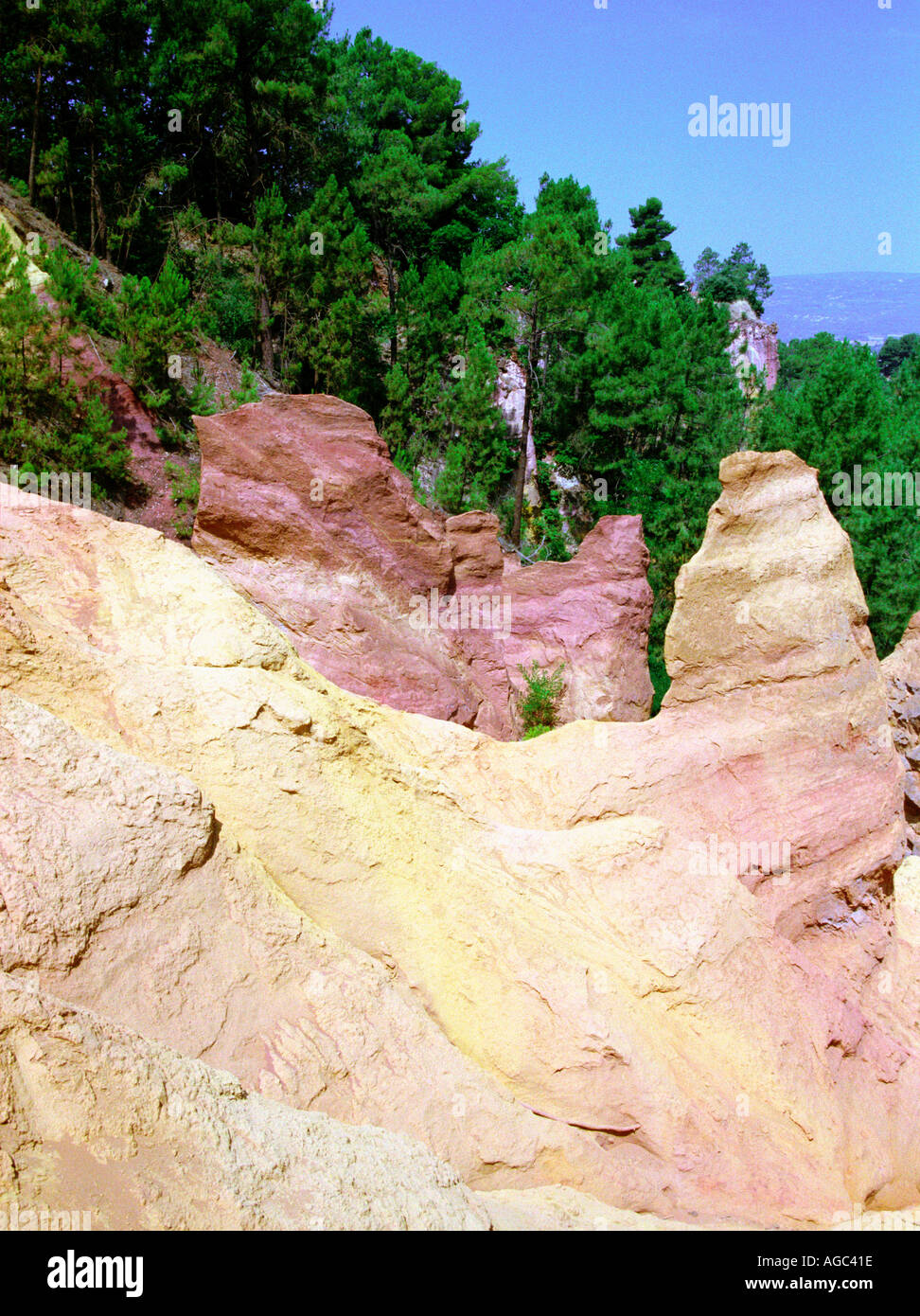 Orche Rocks Image Ochre and pink hi-res stock photography and images - Alamy
