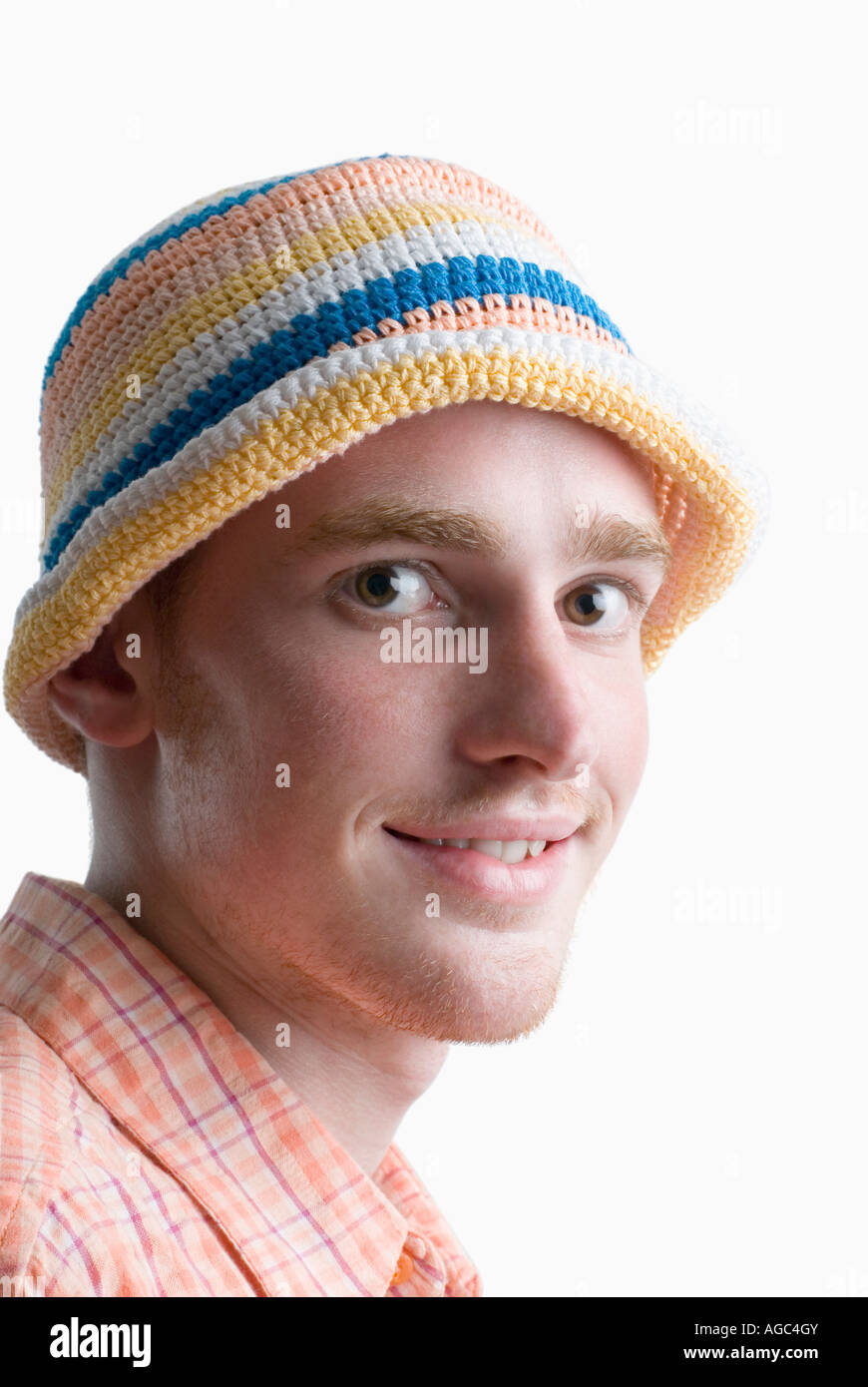 Portrait of a young man smiling Stock Photo - Alamy