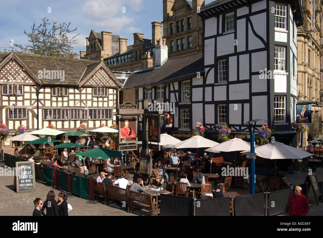 Shambles Square Manchester Stock Photo - Alamy