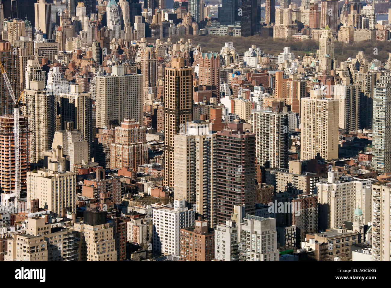 Aerial view of buildings in New York City Stock Photo - Alamy