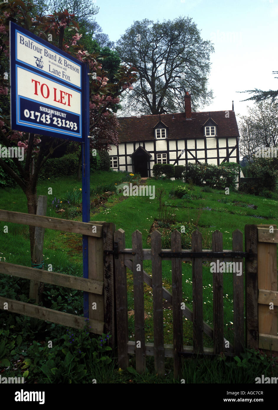 Cottage for rent at Worfield Shropshire UK Stock Photo Alamy