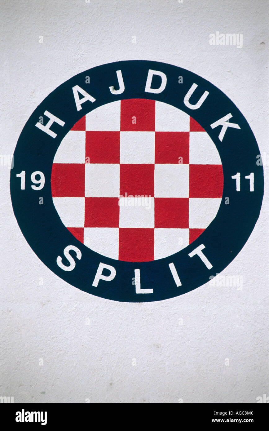 Zagreb Croatia Emblem Hajduk Split Croatian Stock Photo 514411594