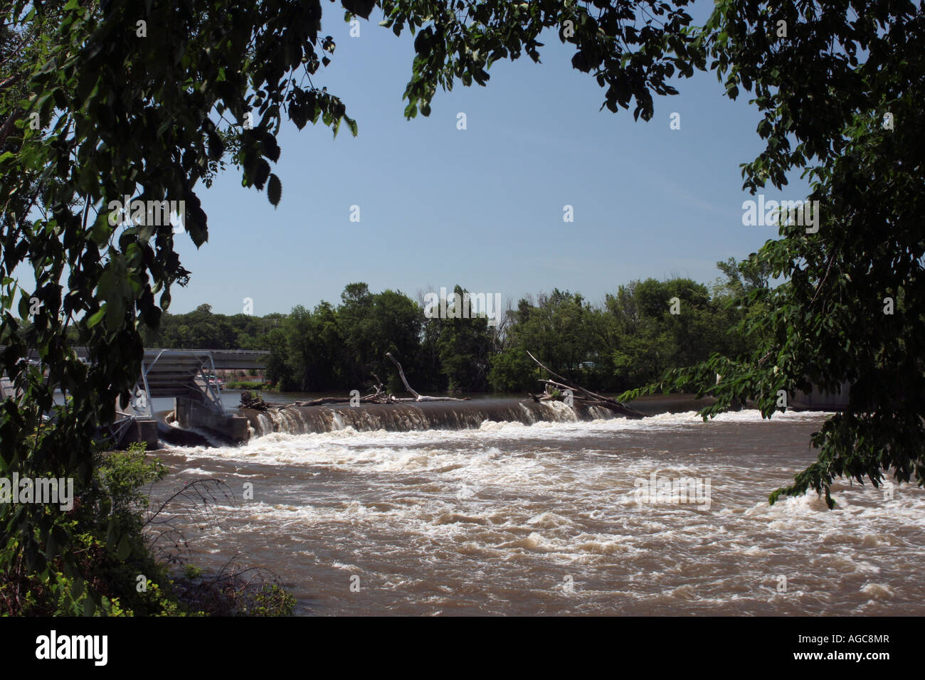 Sturgis falls dam spillway on hires stock photography and images Alamy
