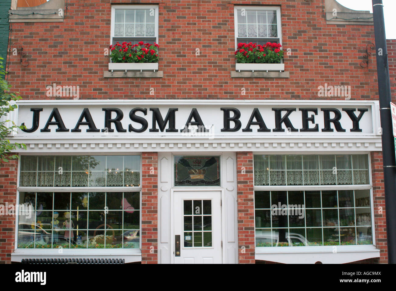Bakery Storefront, Pella Iowa Stock Photo Alamy