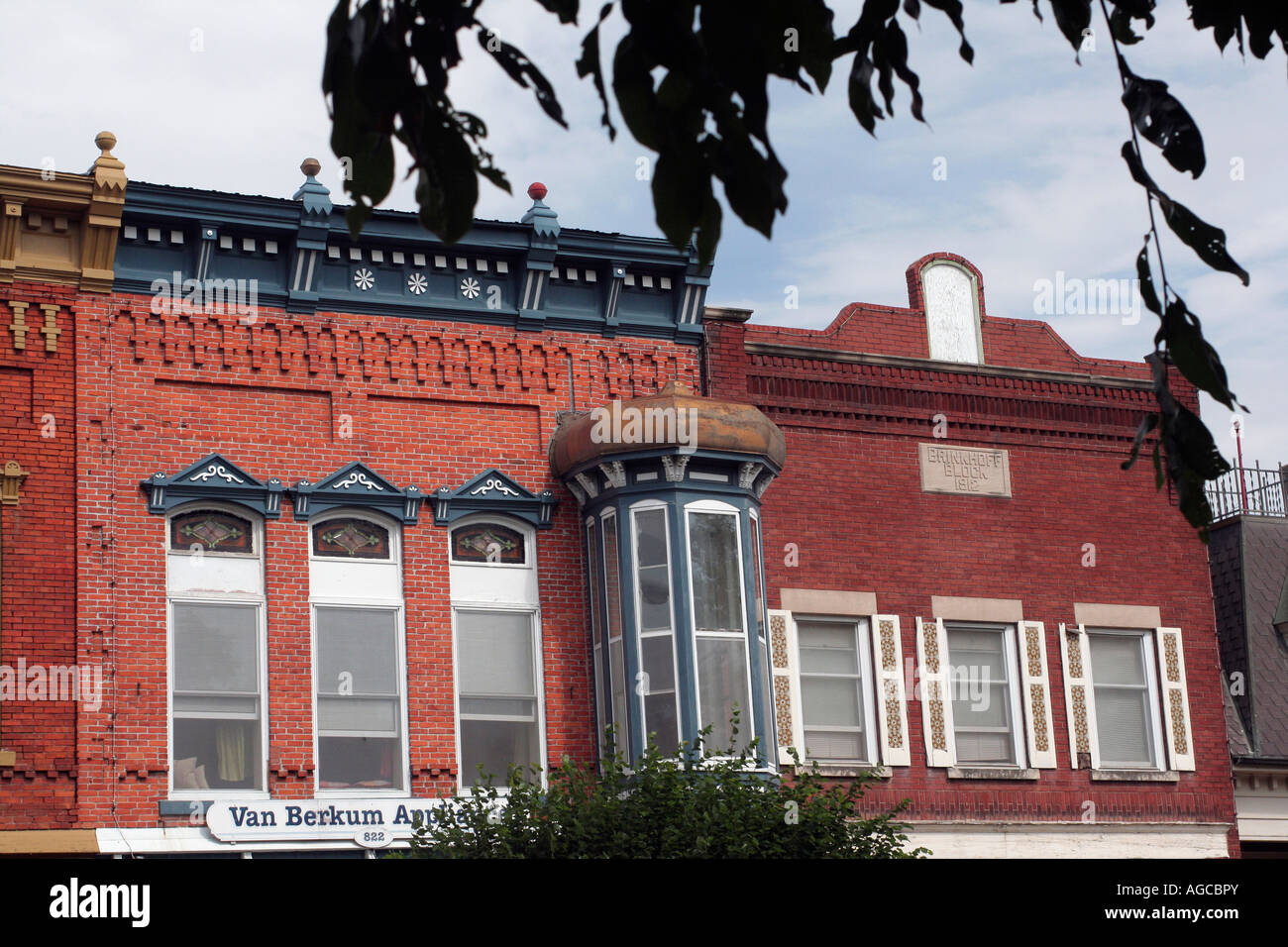 Historic Storefront, Pella Iowa Stock Photo Alamy
