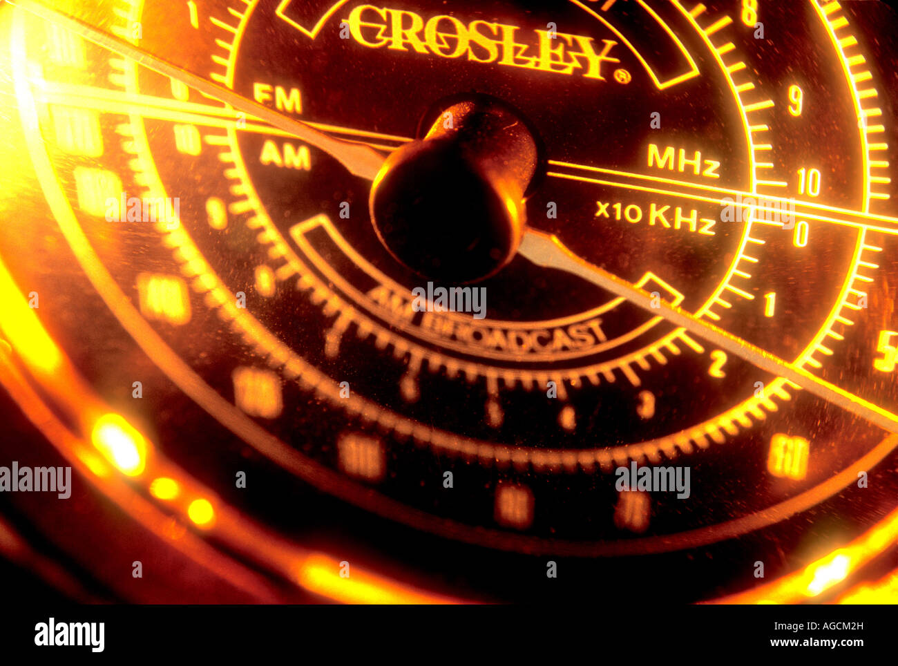 Antique radio dial Stock Photo - Alamy