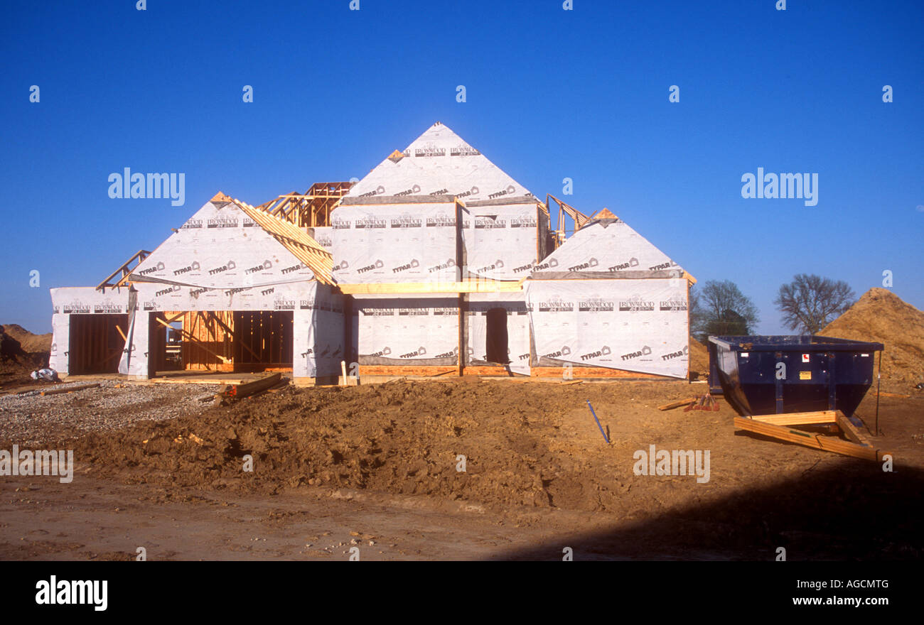 House under construction Stock Photo - Alamy