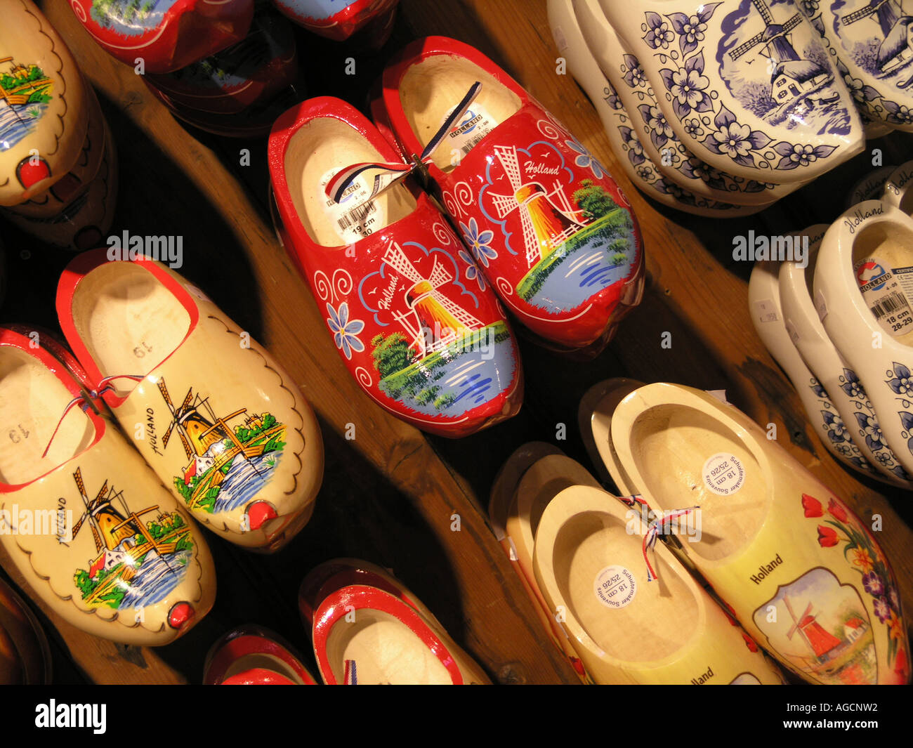 Carved wooden dutch clogs hi-res stock photography and images - Alamy